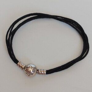 PANDORA SILVER CHARM BRACELET .925 ALE 5 Strand Bracelet